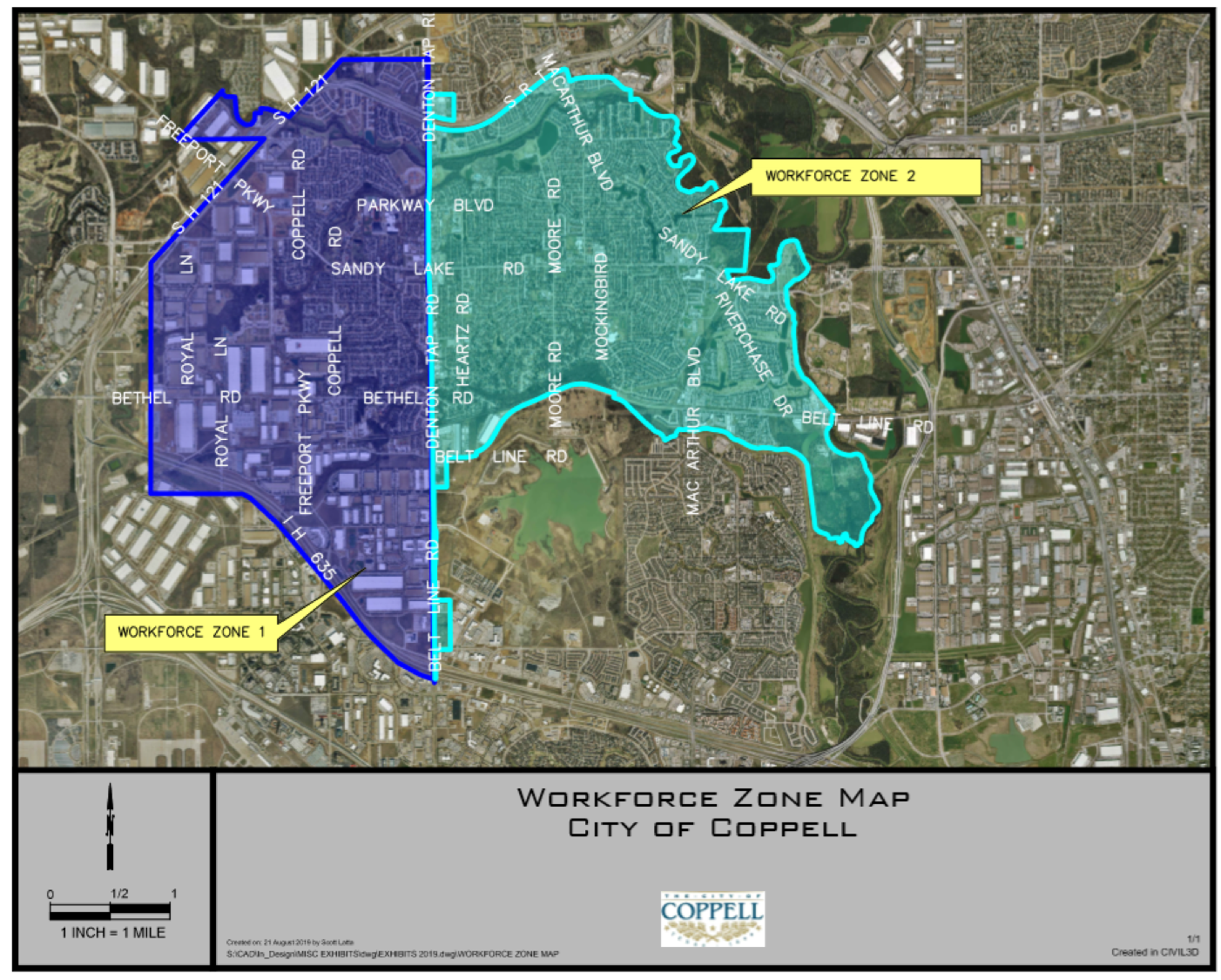 workforce zone map