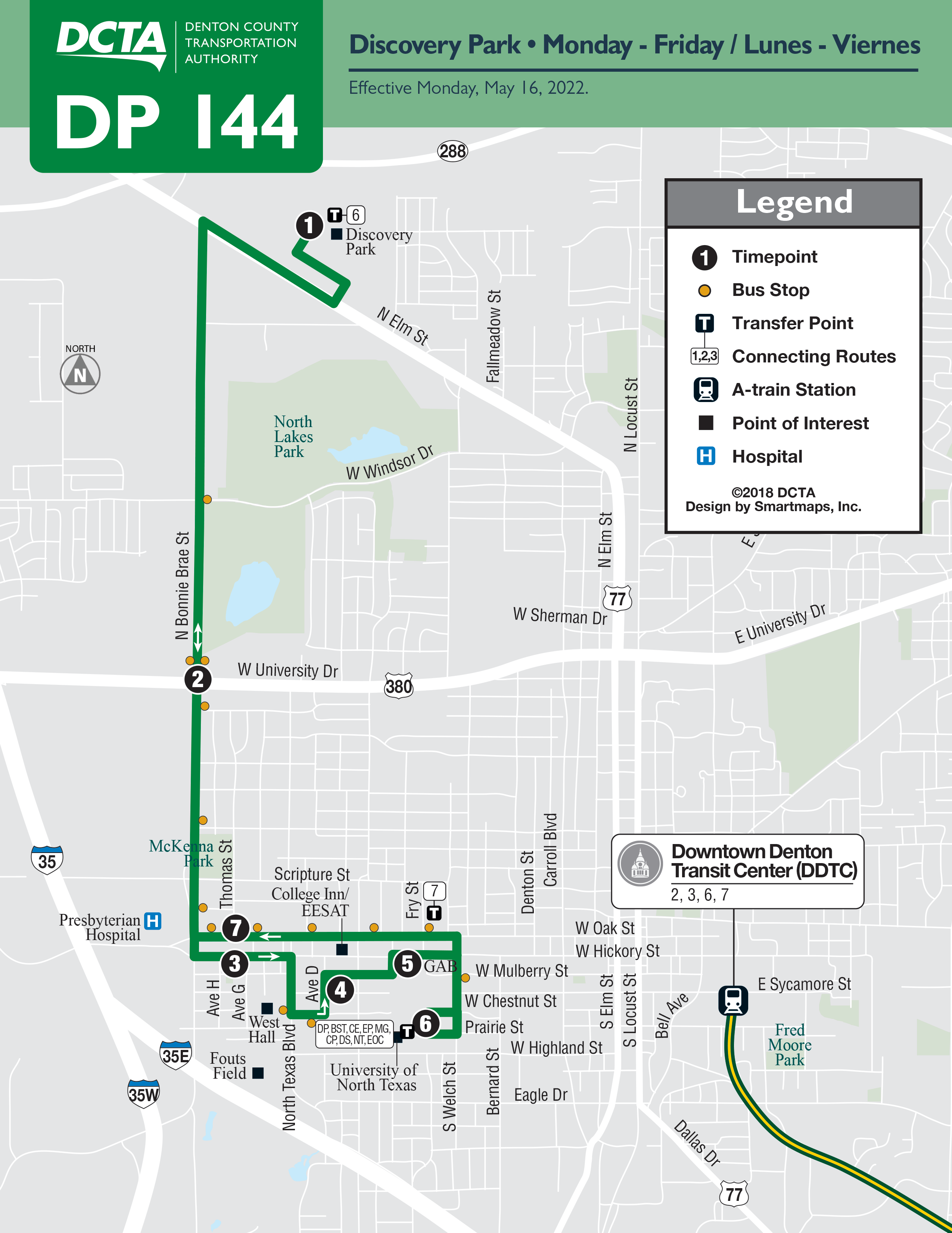 Discovery Park Route 144 Map