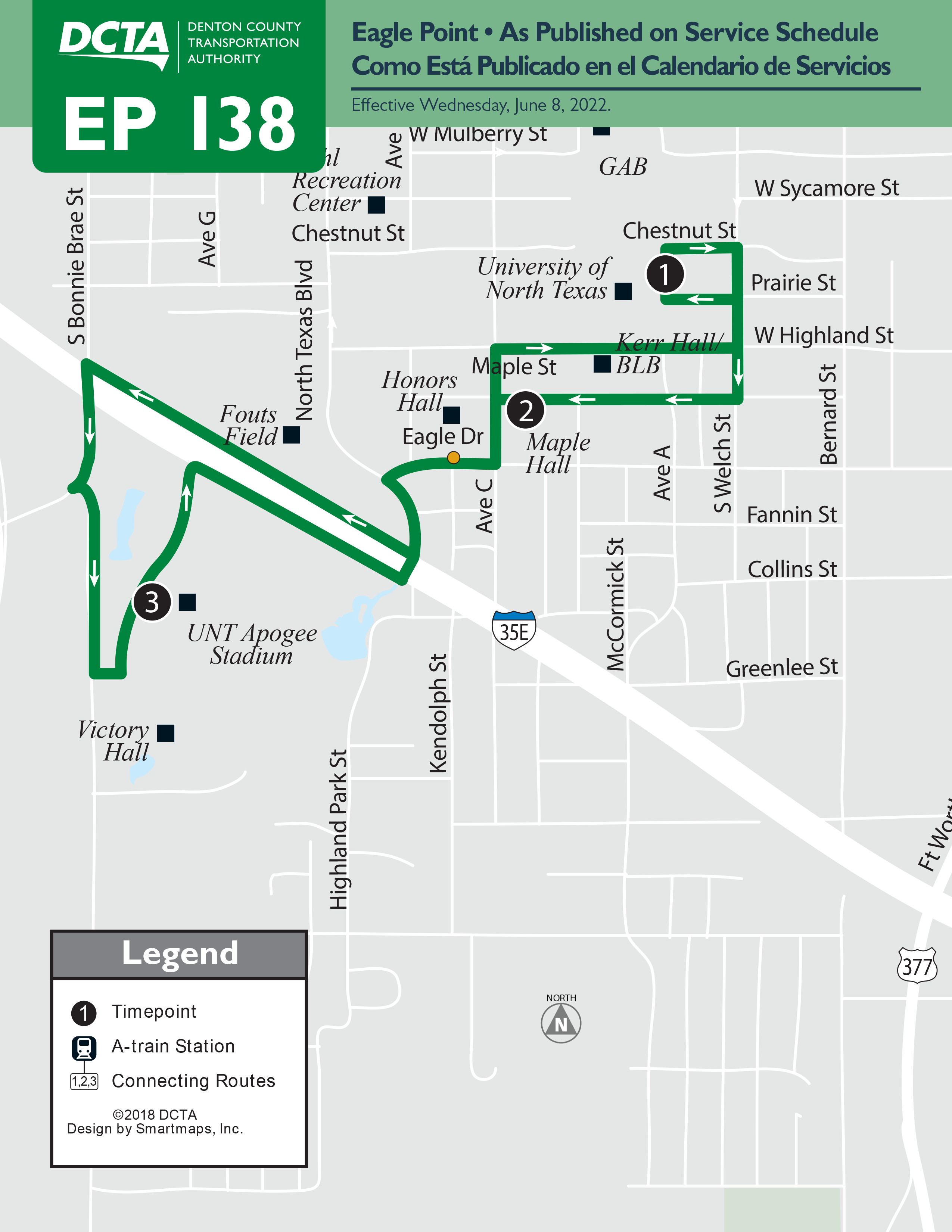 UNT Eagle Point Map