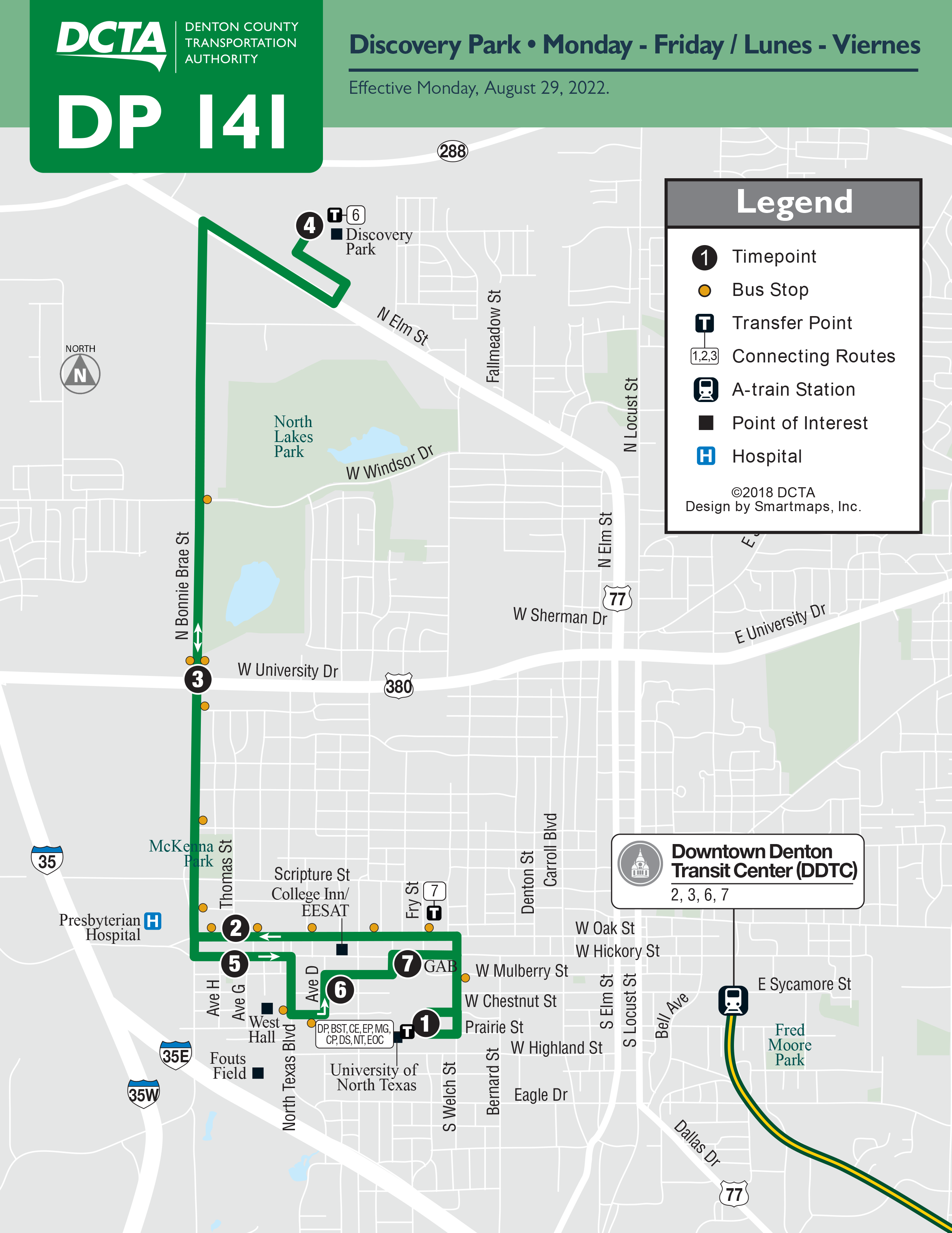 Discovery Park Route 141 Map