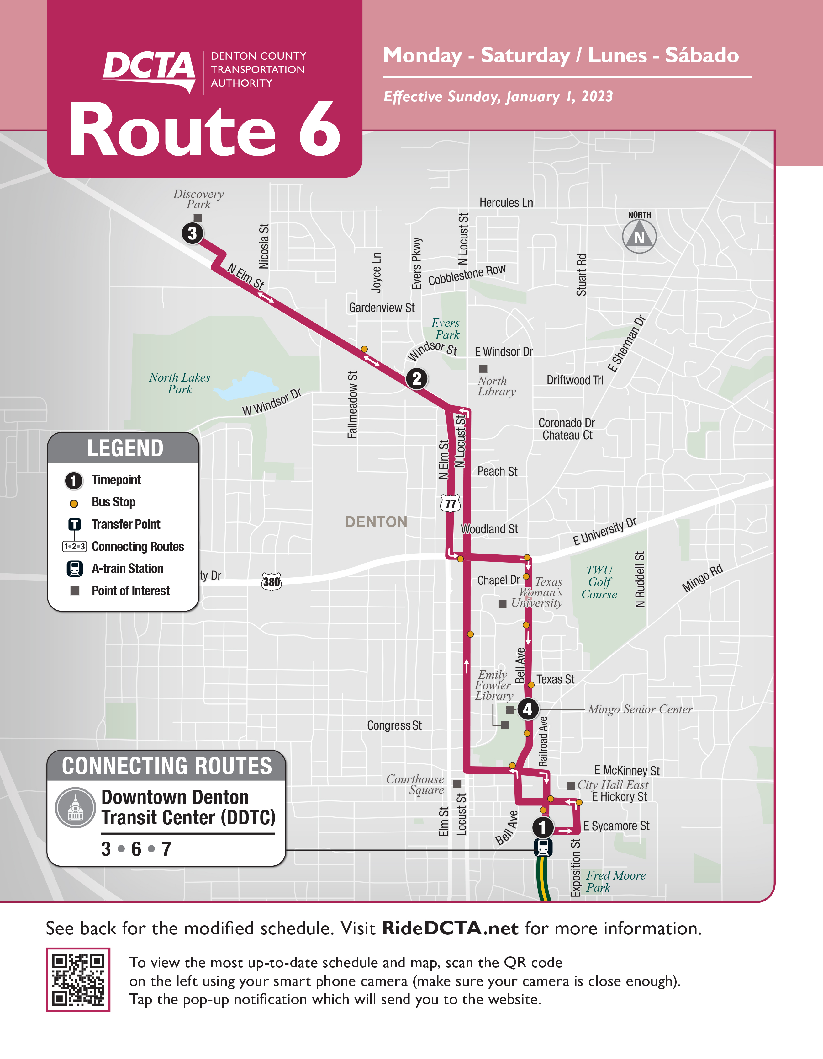 Route 6 updated 1-18-23 MAP