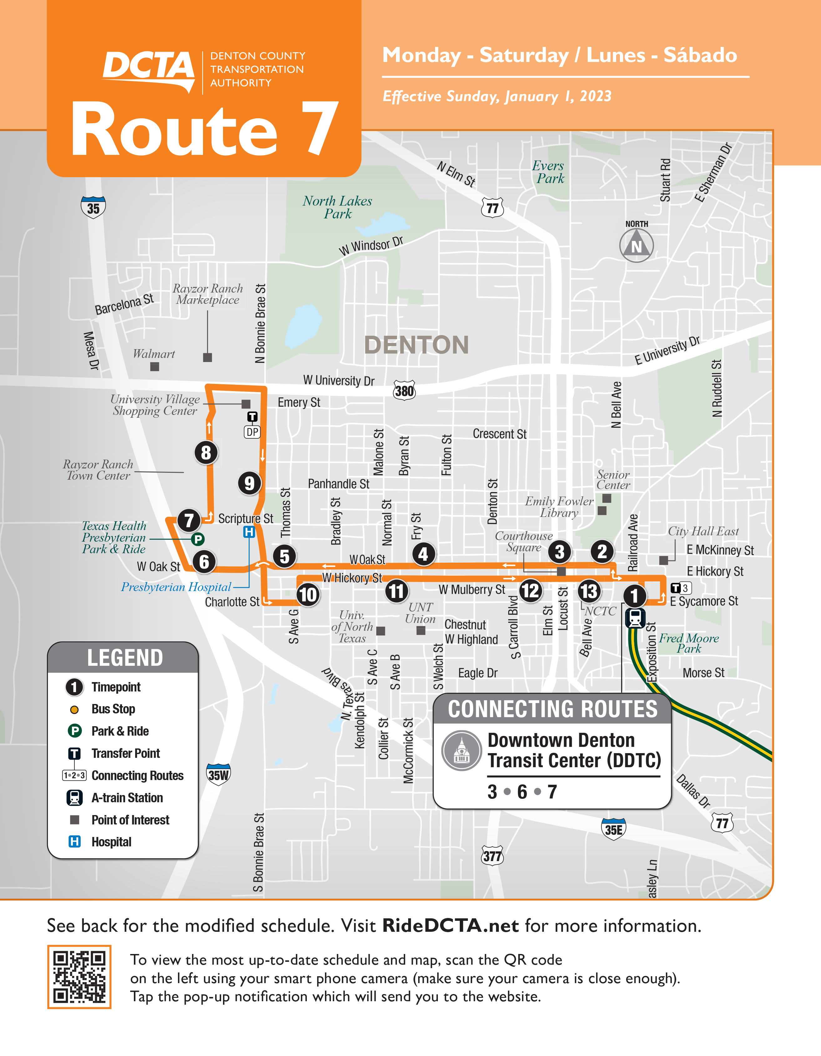 Route 7 updated 1-18-23 MAP