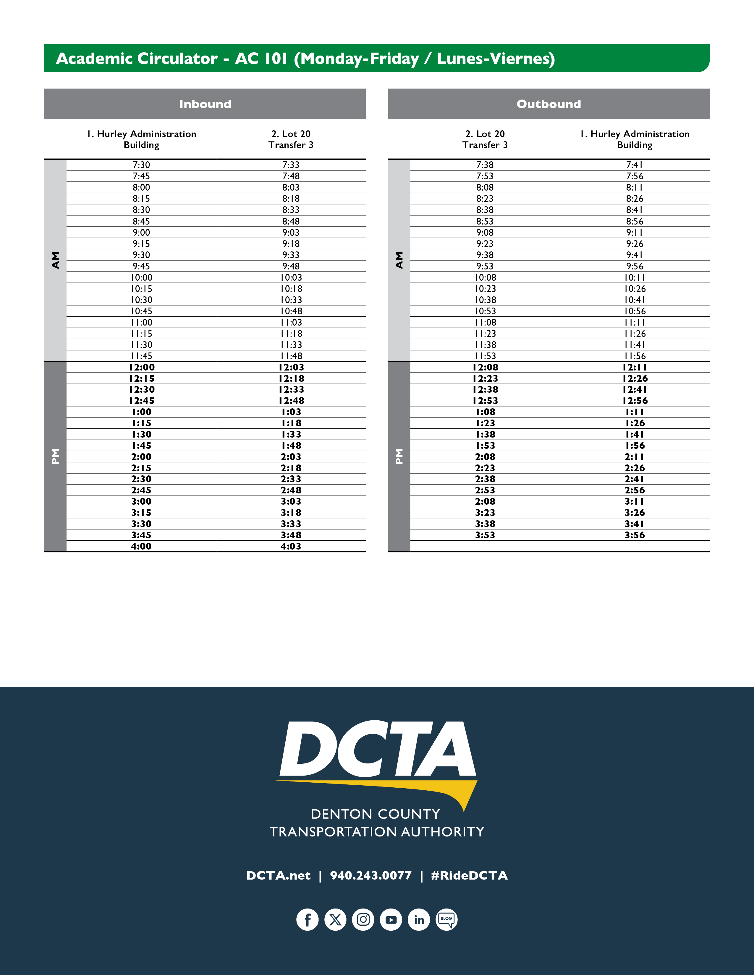 AC-101-Schedule