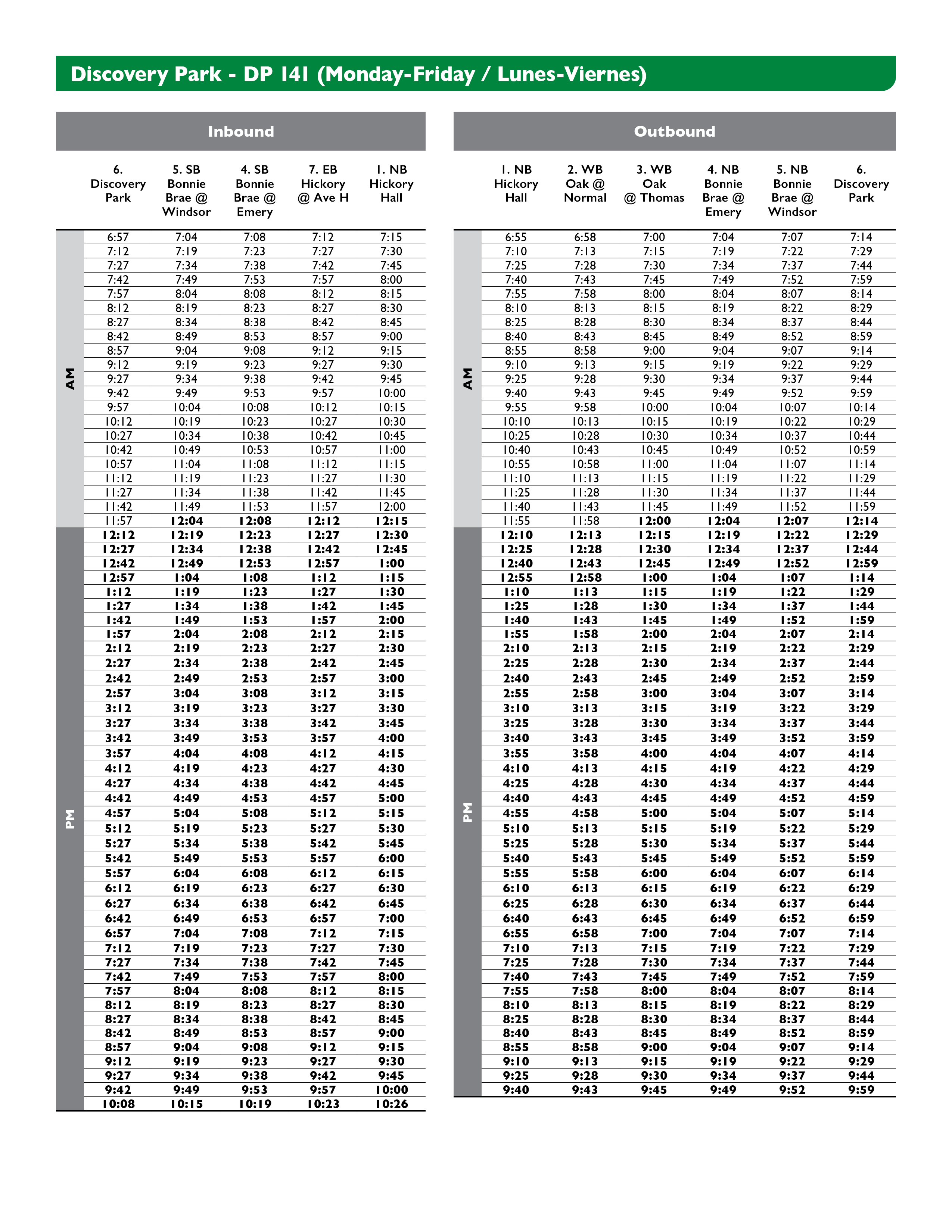 DP-141-Weekday-Schedule
