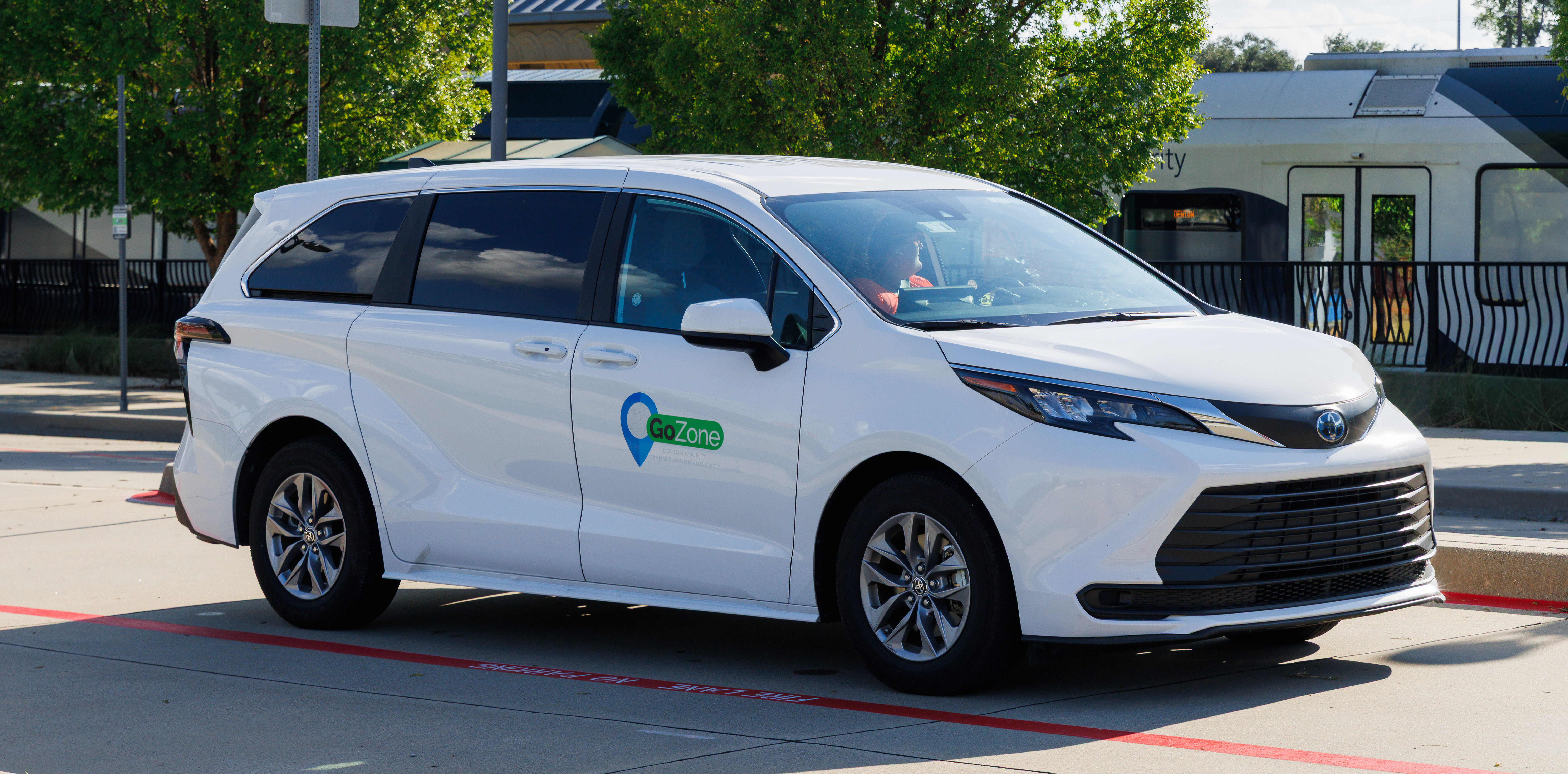 GoZone driving at Highland Village/Lewisville Lake Station