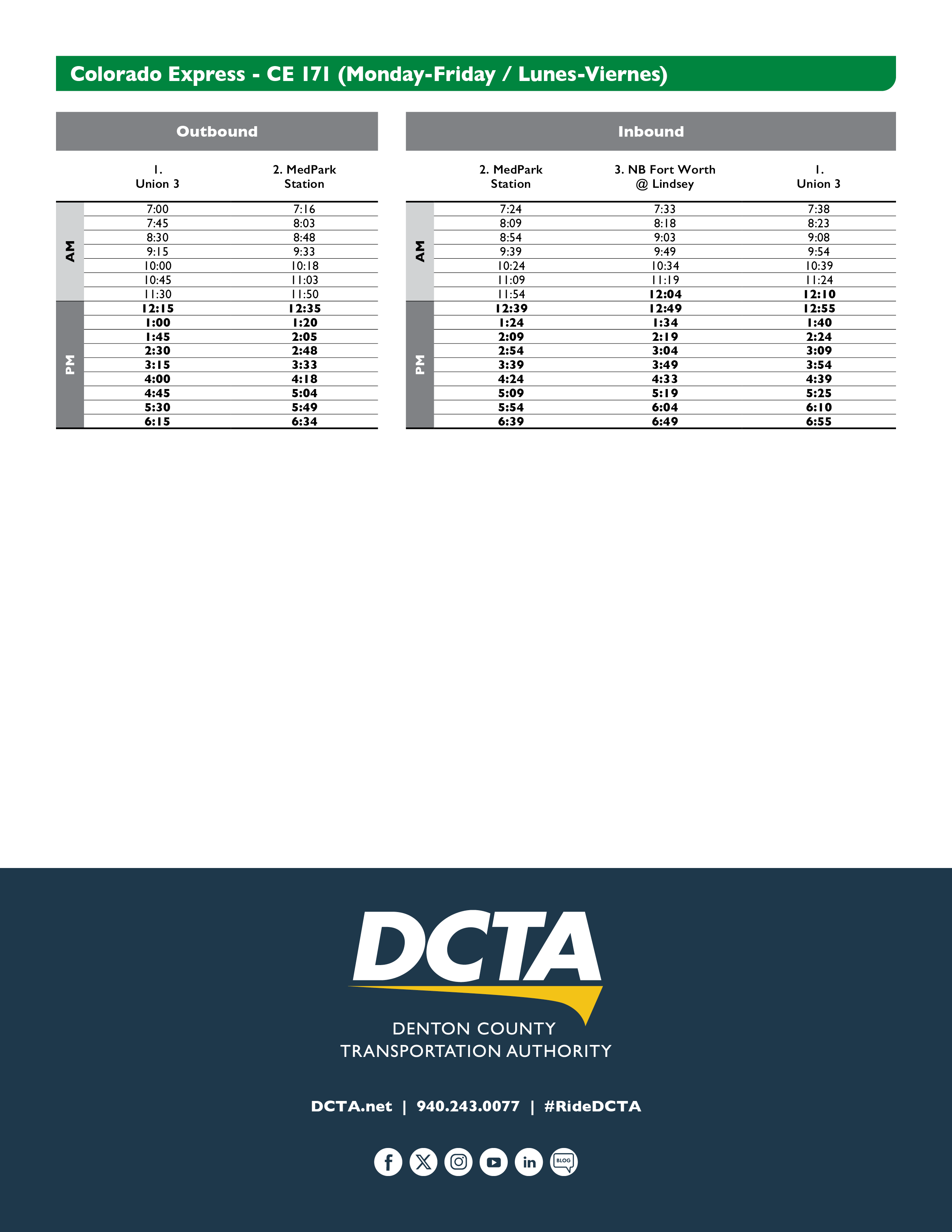 CE-171-Schedule