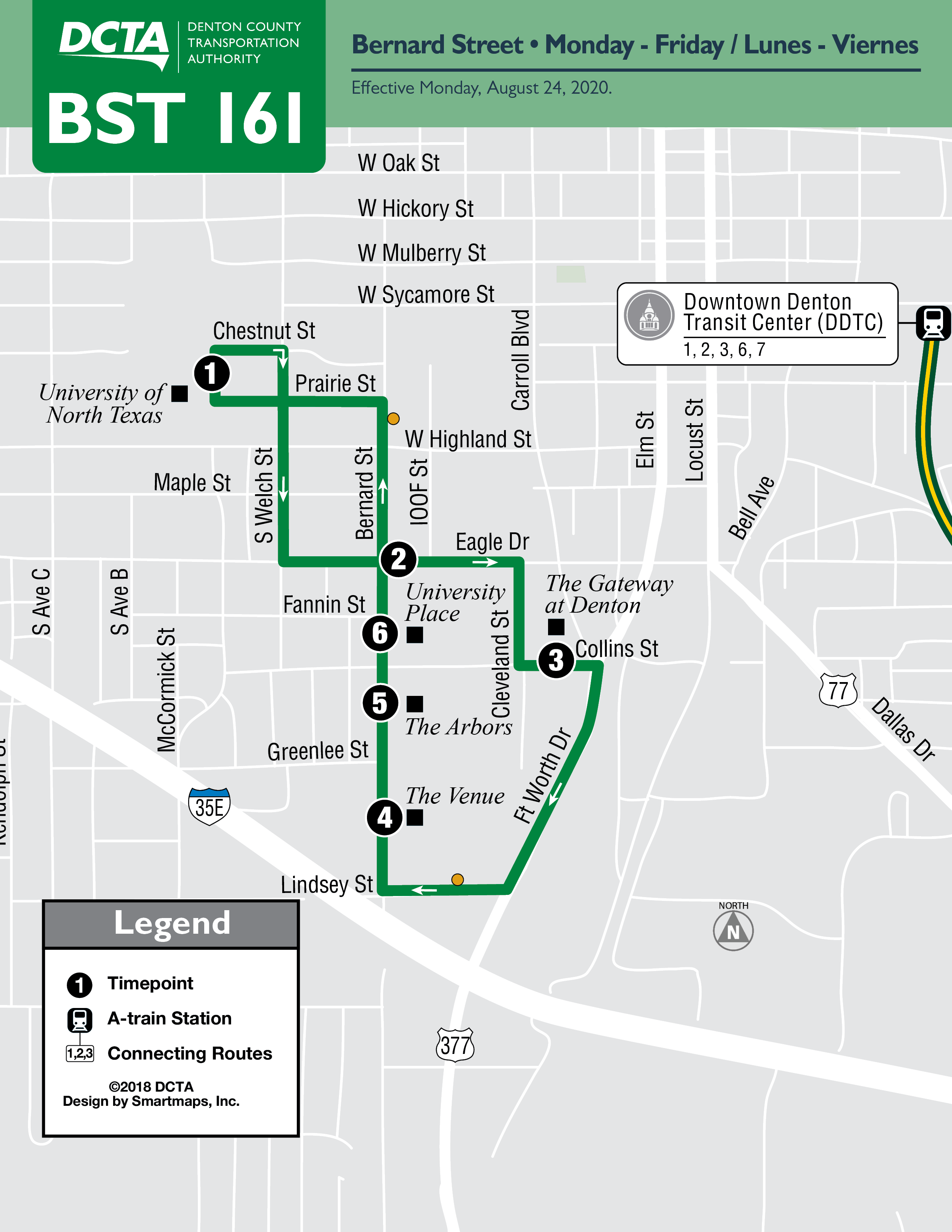 Bernard Street Map