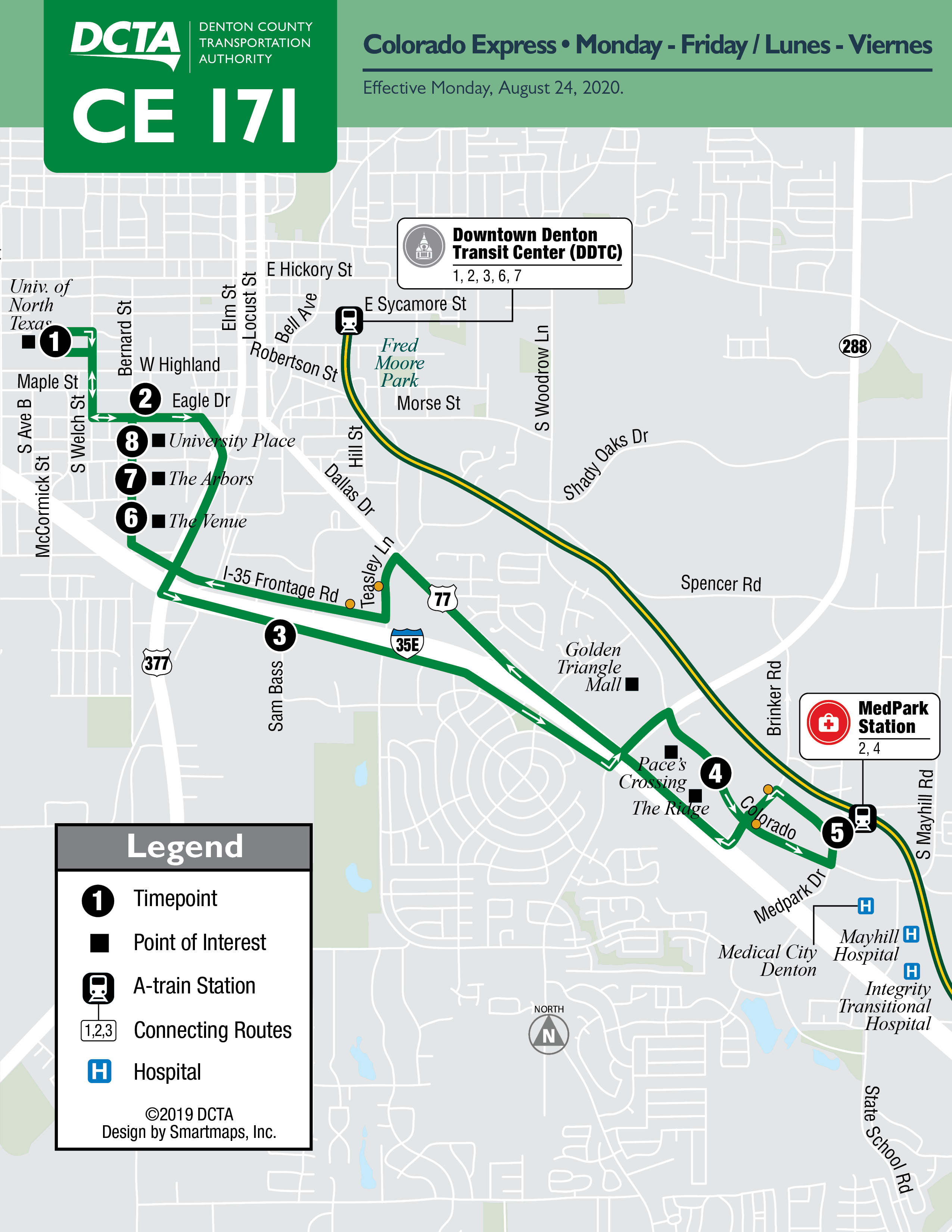 Colorado Express Map