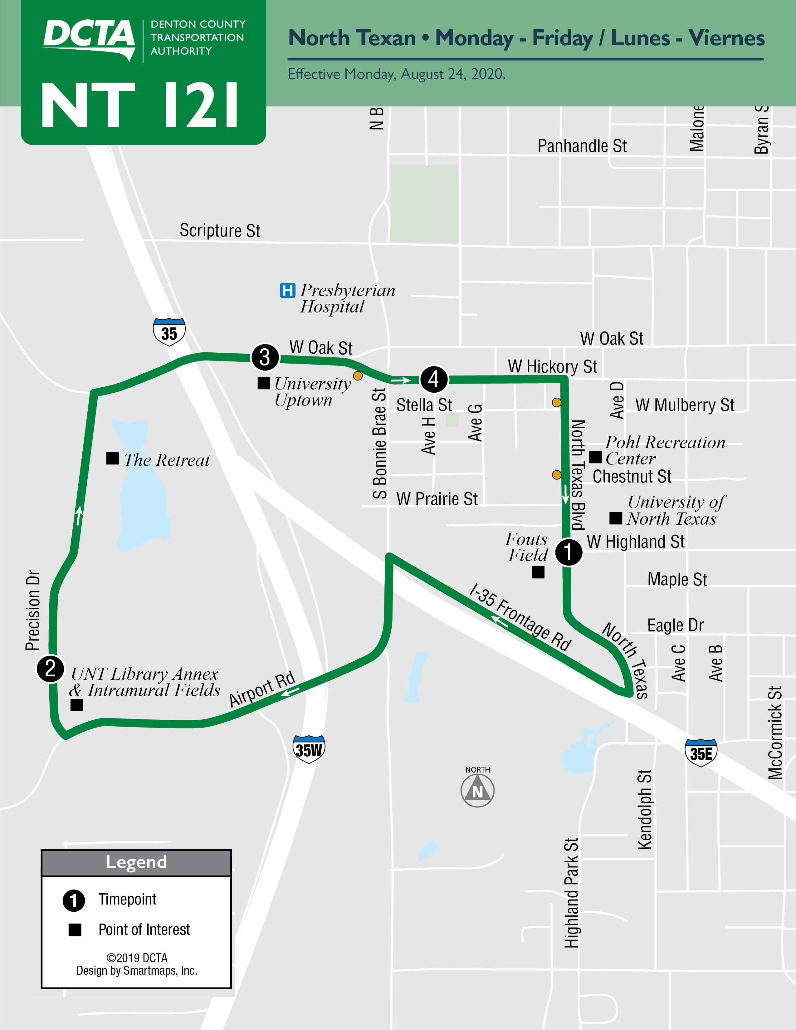 North Texan Map