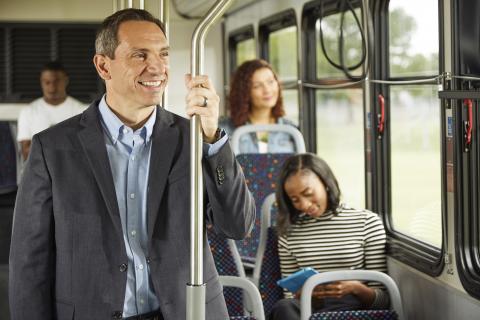 Temporary Denton Bus Stops due to Construction on Welch Street
