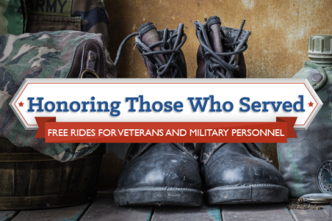DCTA 2018 Veterans Day Free Ride Promotion