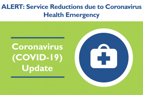 DCTA Service Reductions Graphic Alert