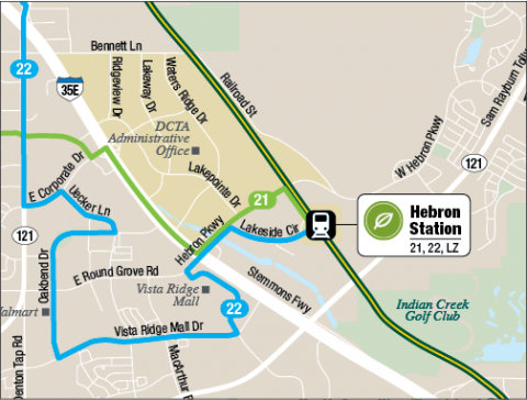 Hebron Station Map