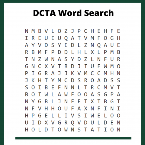 DCTA Word Search
