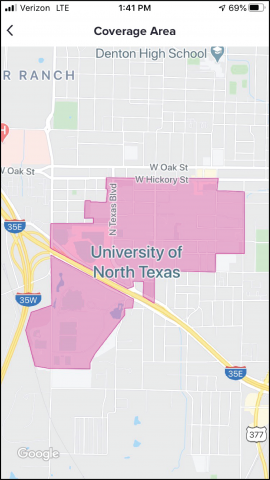 UNT_lyft Coverage Area