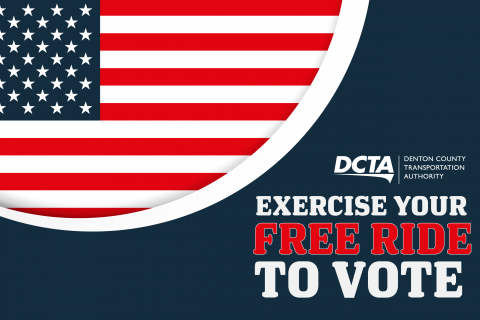 Free Rides on Election Day 2021 DCTA