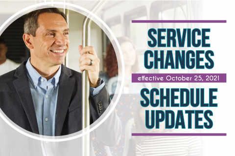 DCTA October 2021 Schedule Changes