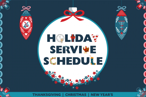 DCTA Holiday Schedule