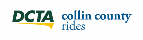 DCTA Collin County Rides logo