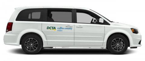 DCTA Collin County Rides van