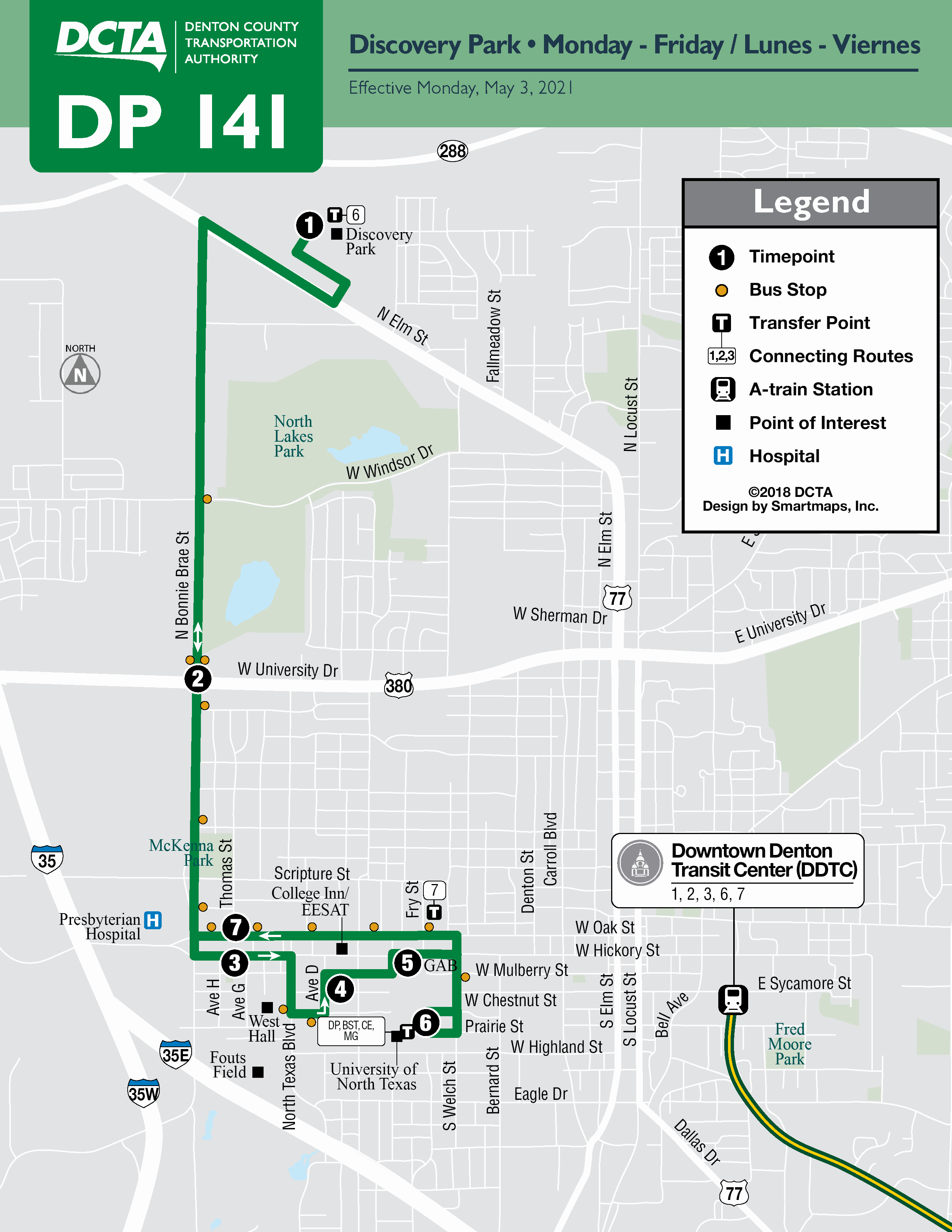 UNT DP - Map