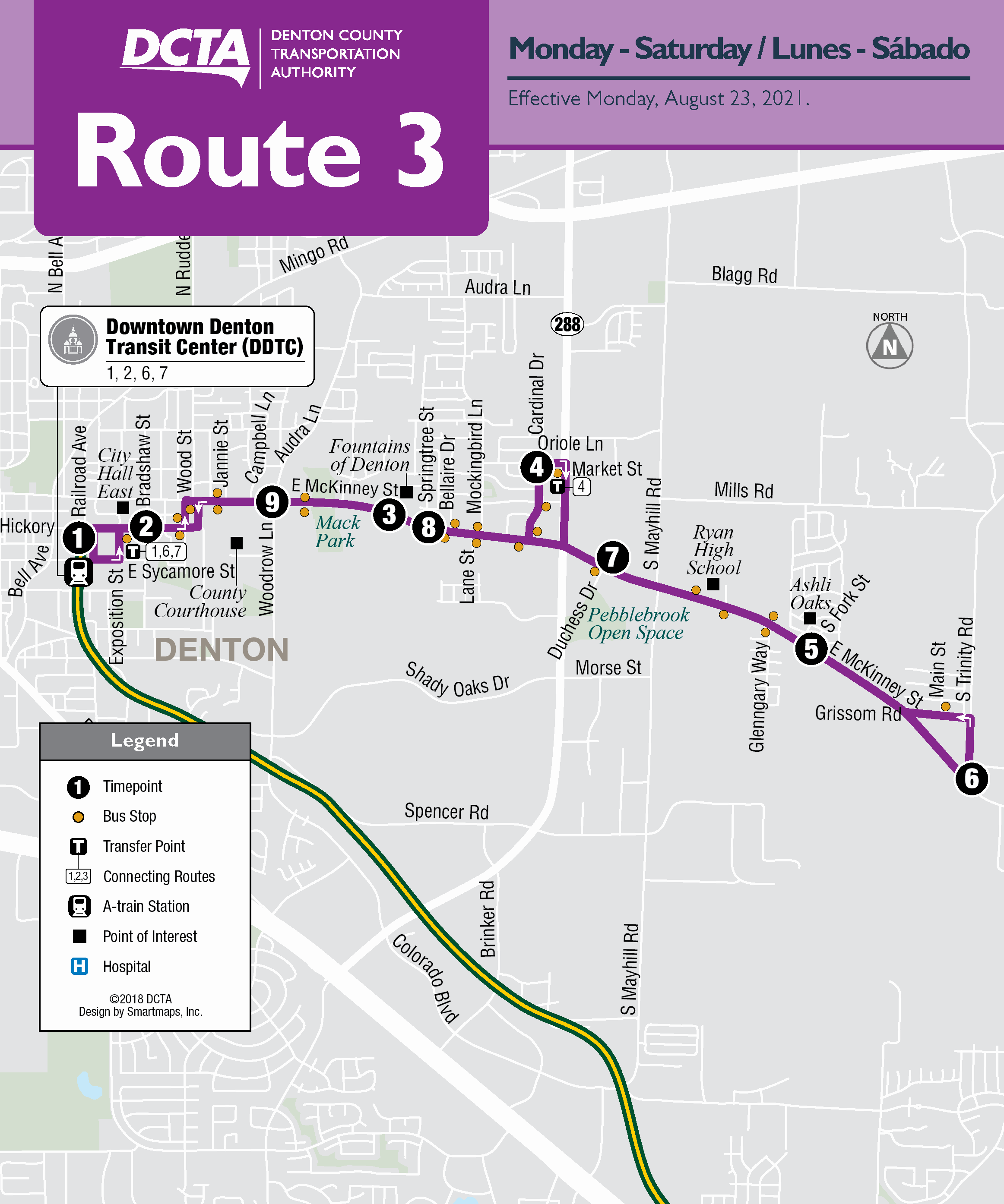 Route 3 Map