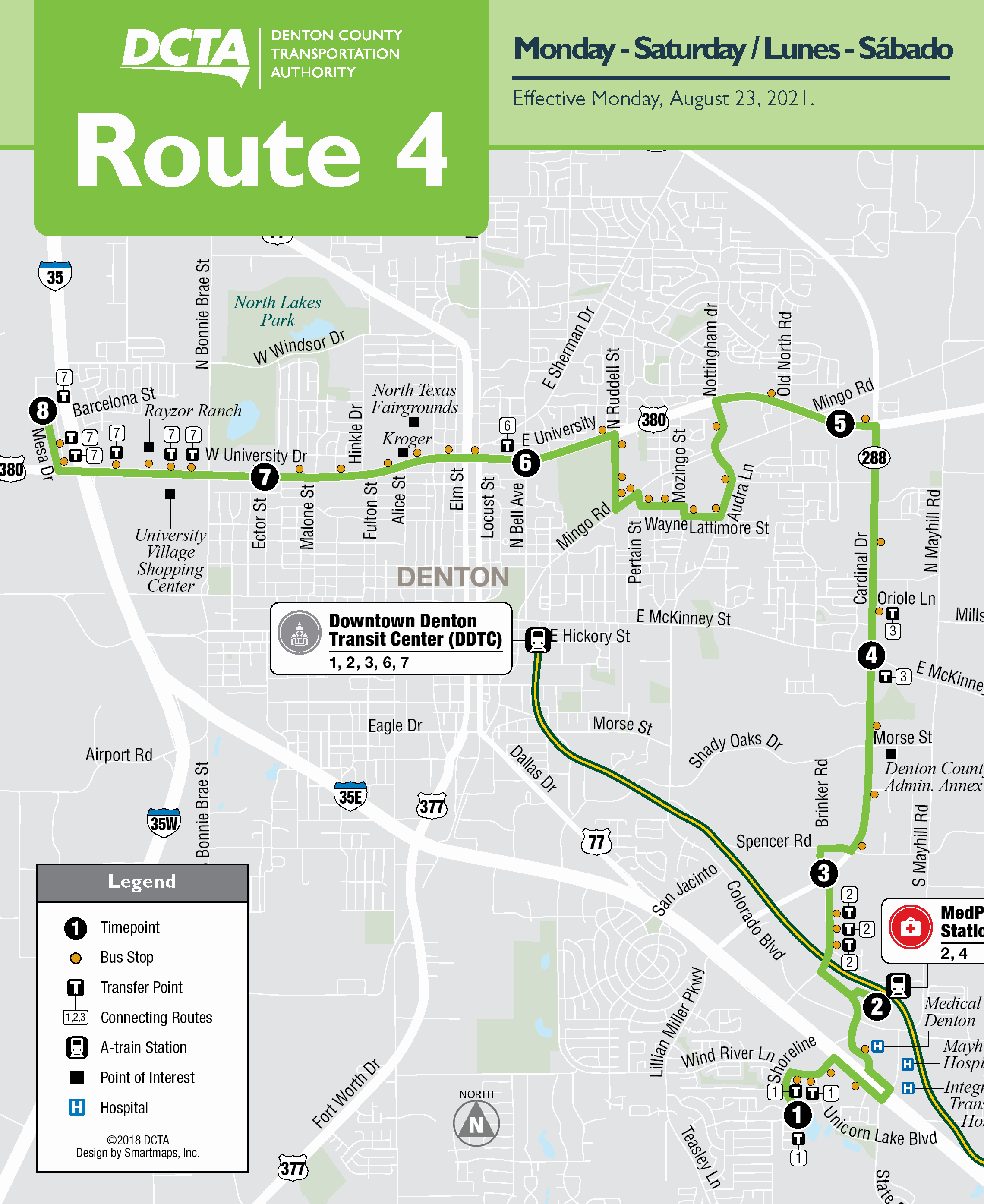Route 4 Map