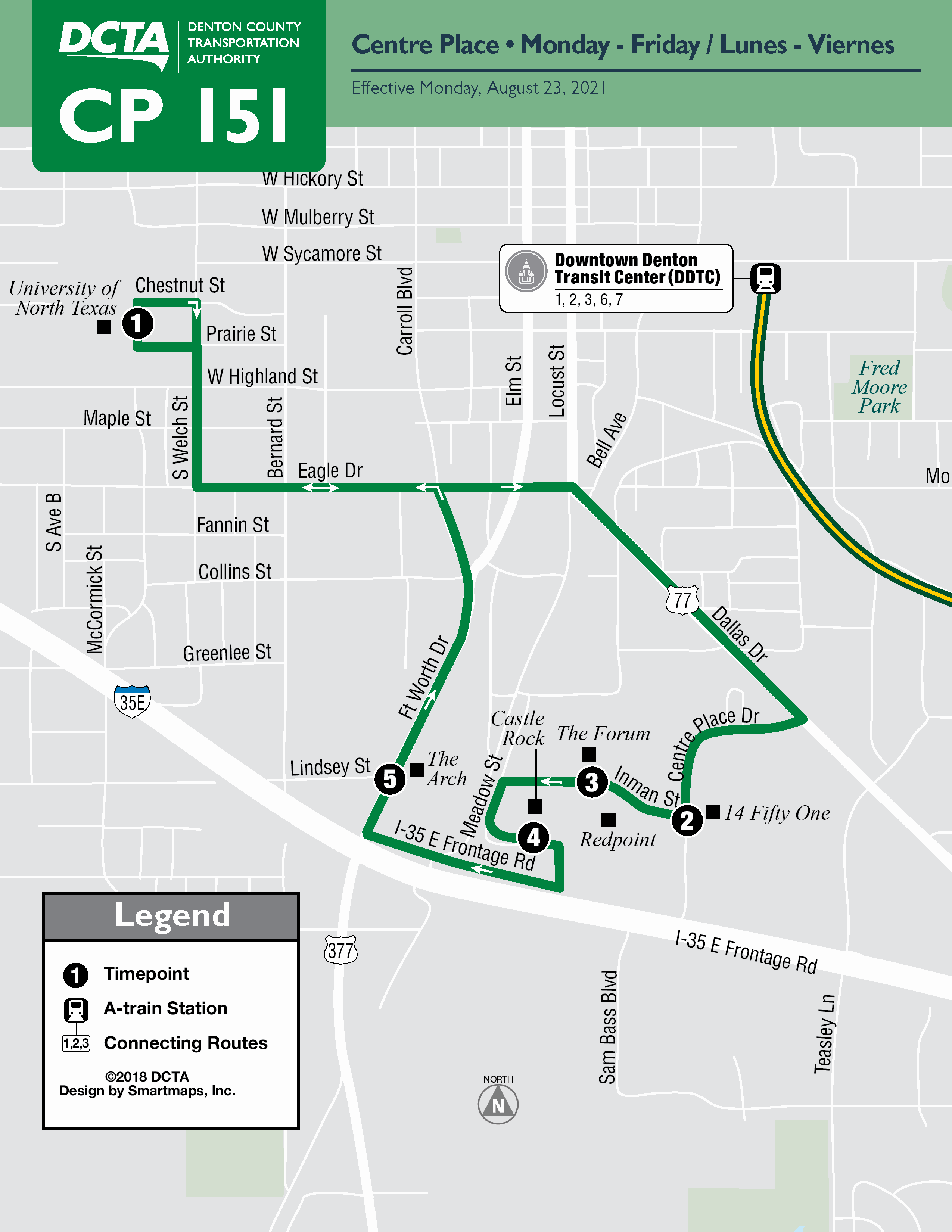 UNT CP - Map