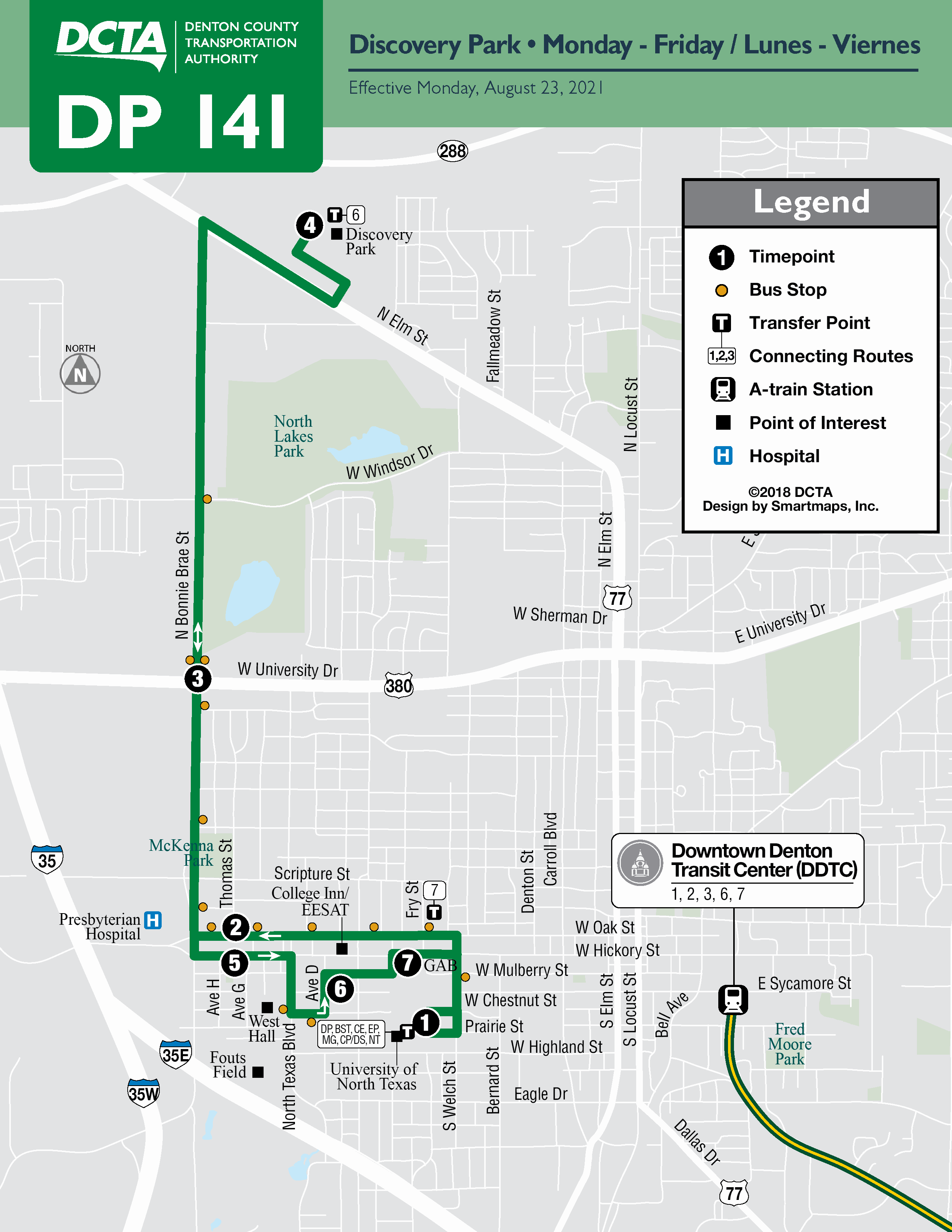 UNT DP - Map