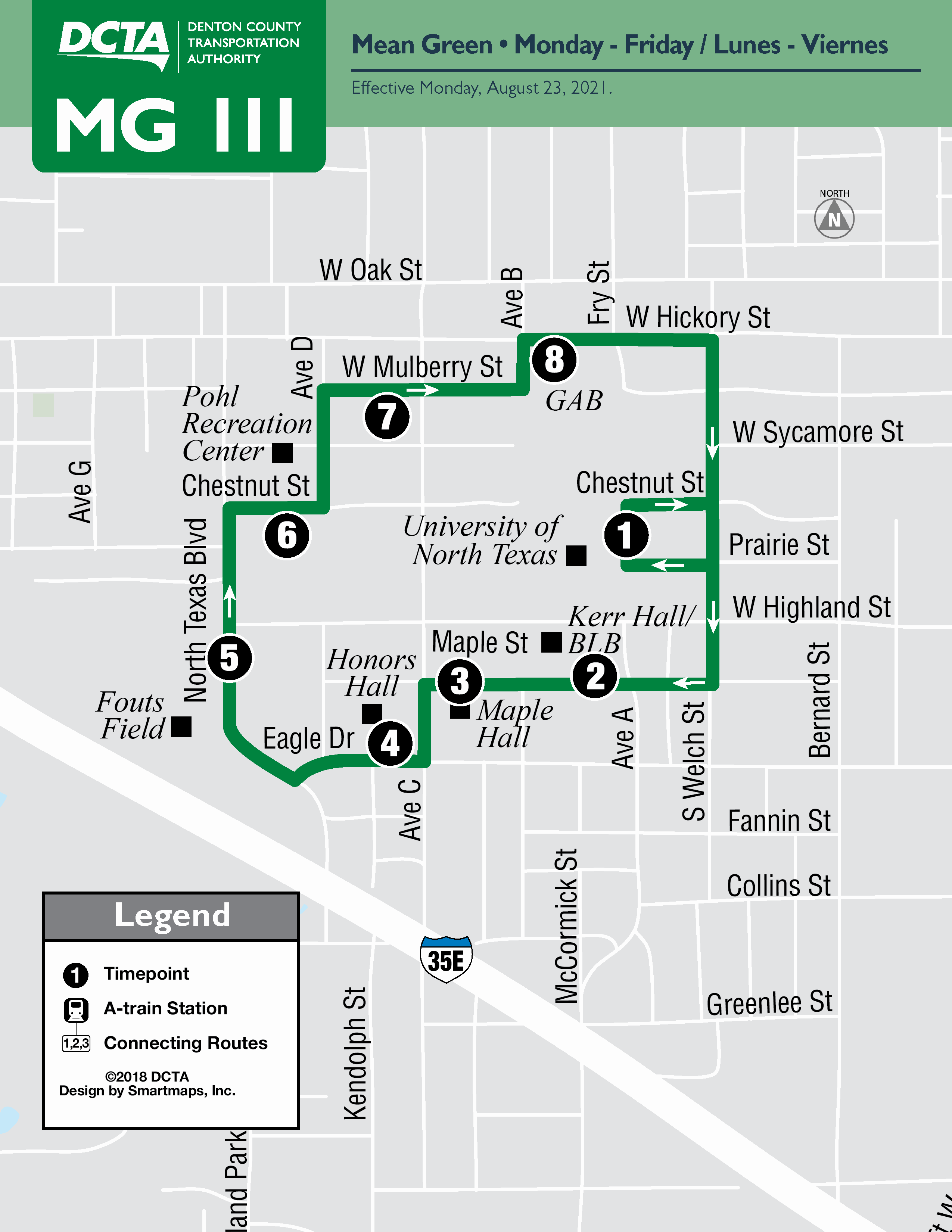 UNT MG - Map