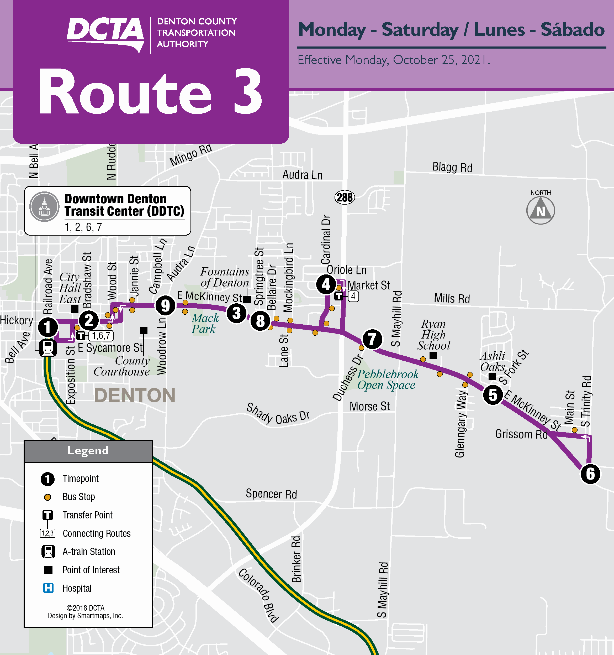 Route 3 Map