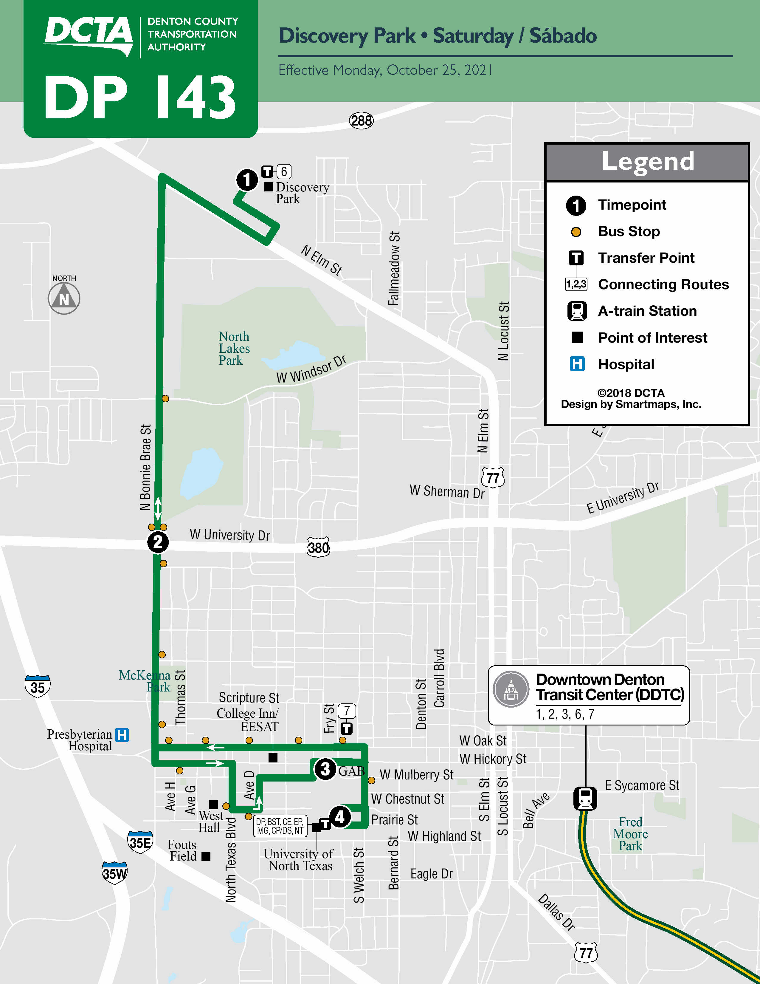 UNT DP Saturday - Map