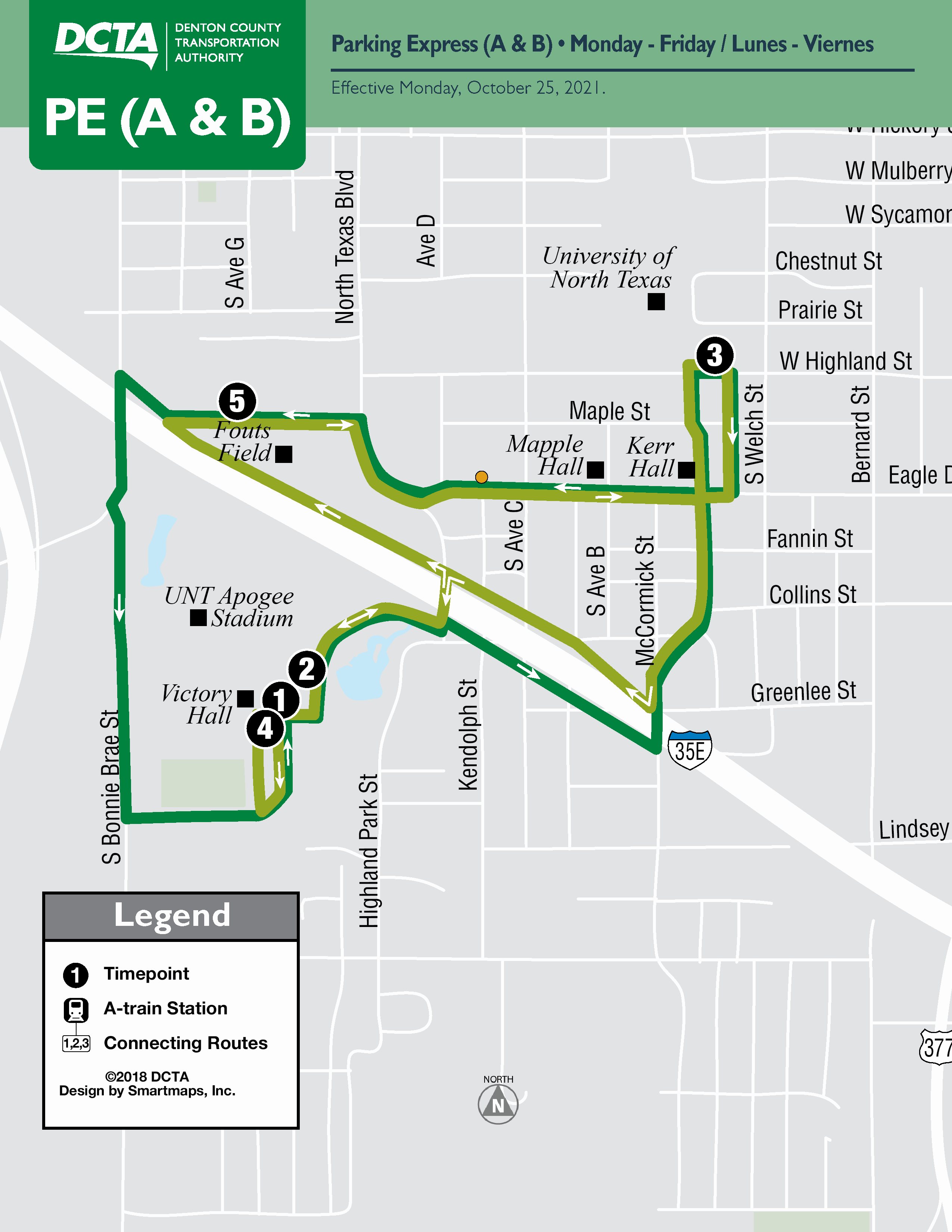 UNT PE - Map