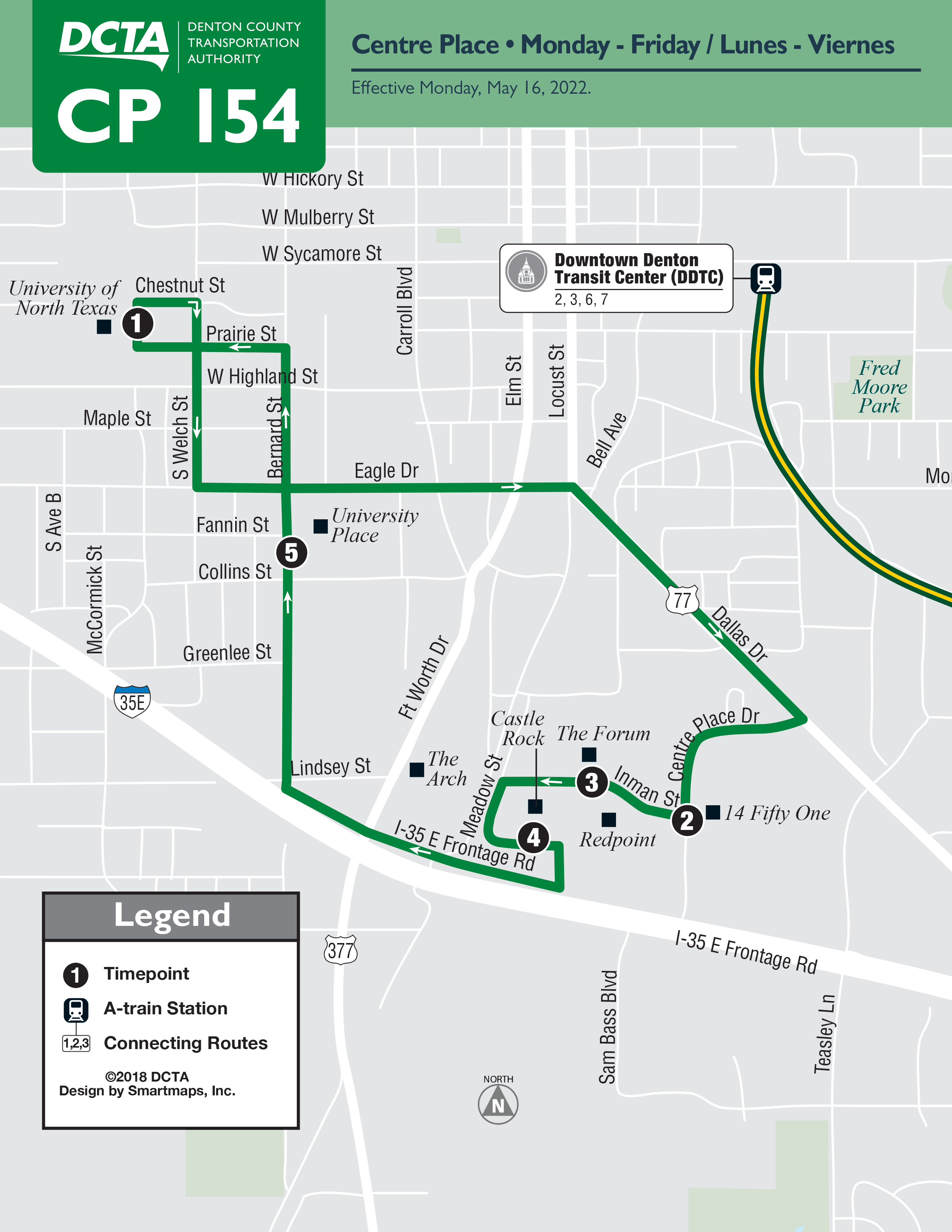Centre Place Route 154 Map