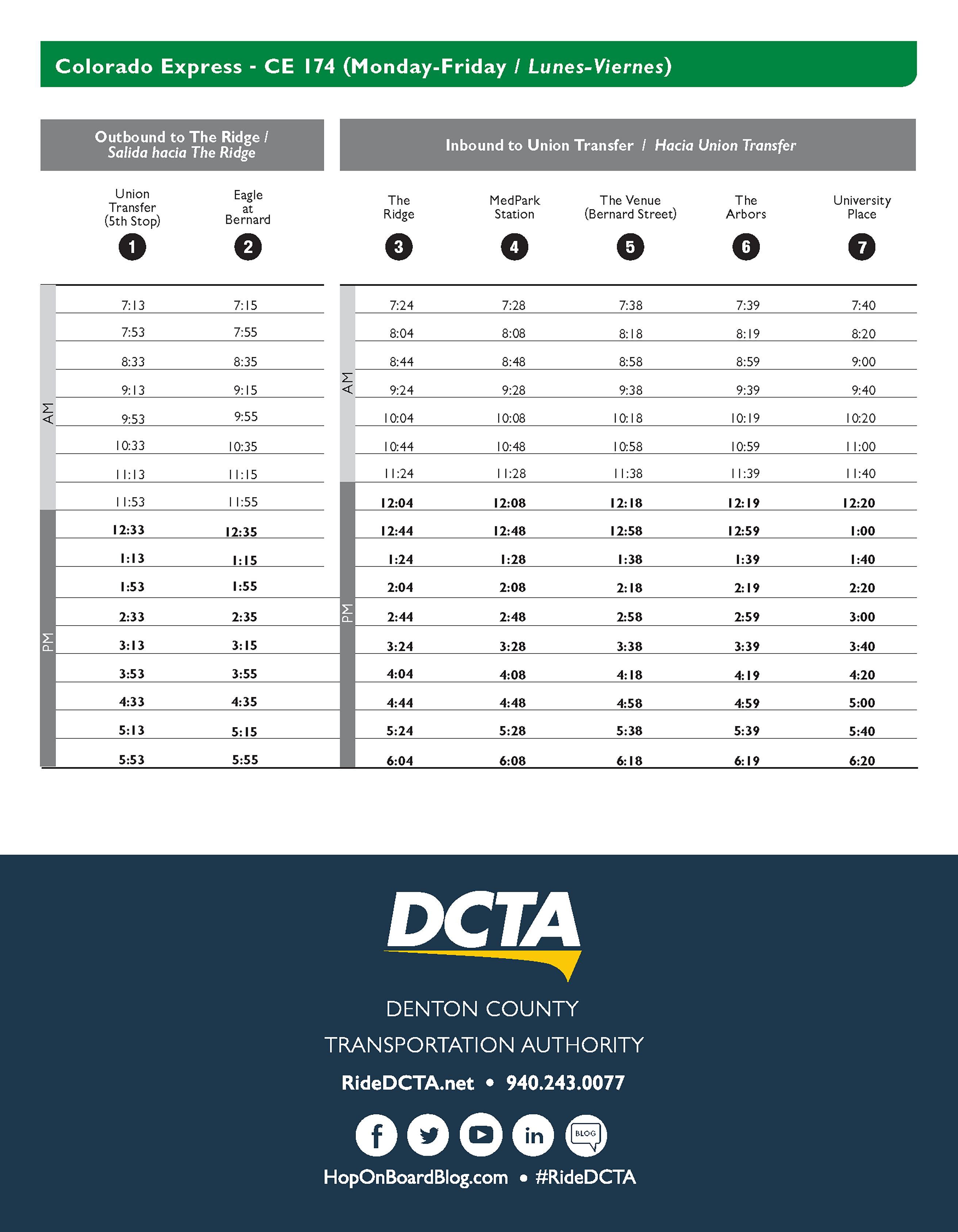 2305_UNT-CE174schedule