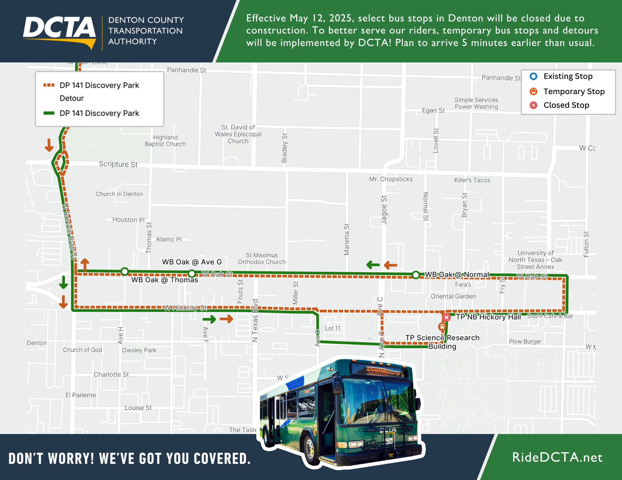 Discovery Park Summer Safety Detour