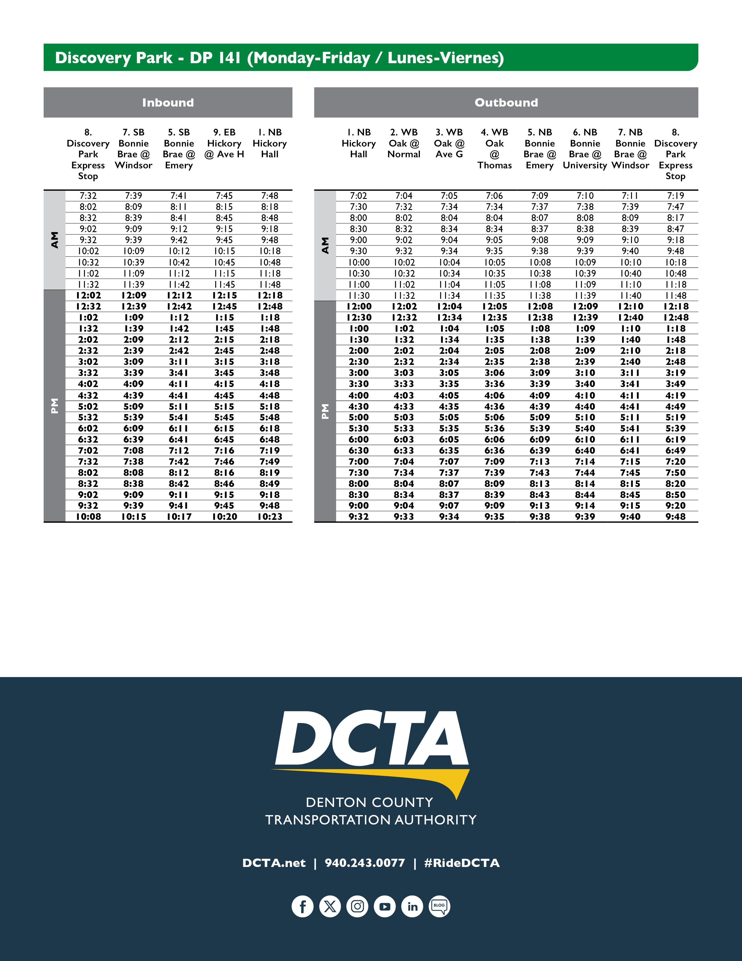 DP-141-Weekday-Schedule